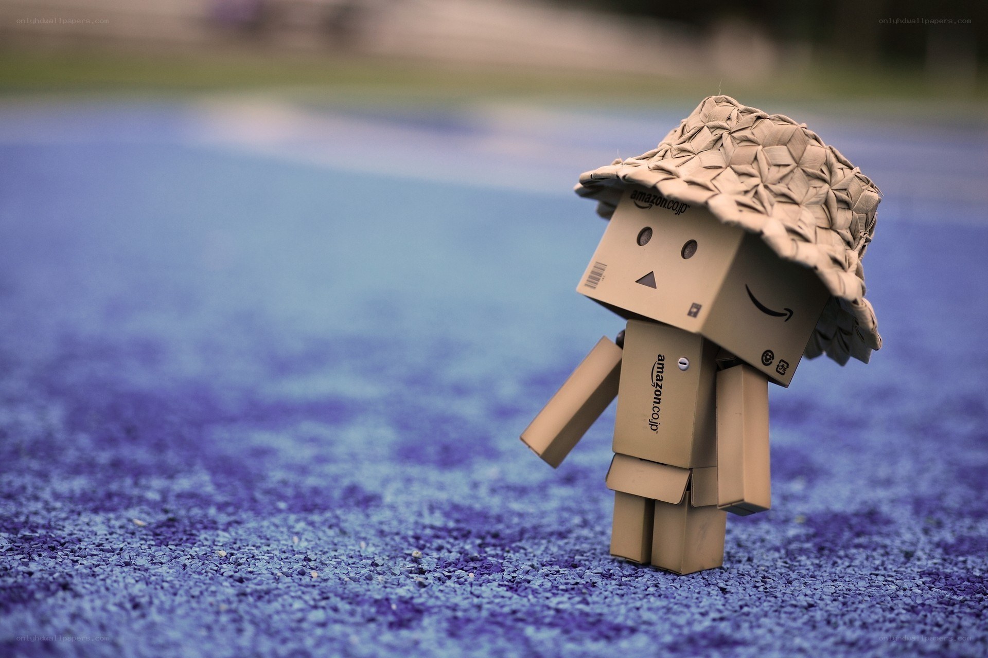 cardboard figure with hat