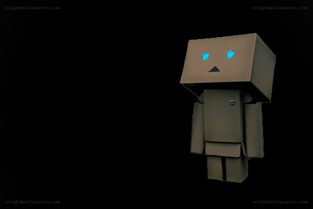 cardboard robot figure