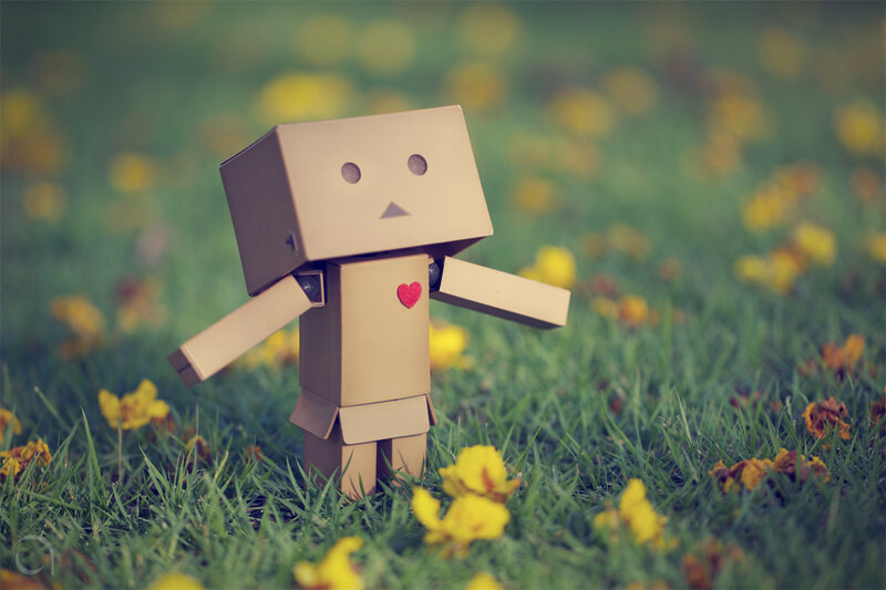 Cardboard Robot Figure — Green
