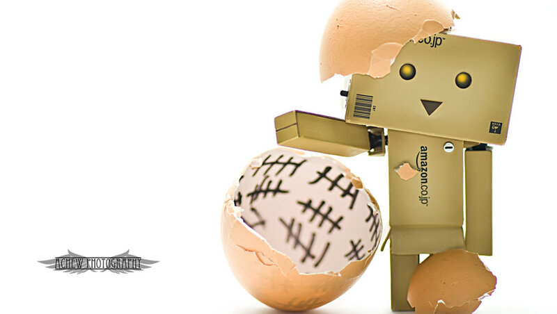Cardboard Robot with Egg