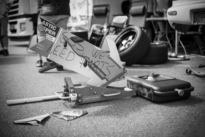 Cardboard Rocket on Ground