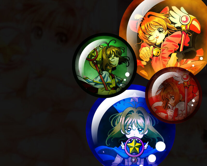 Cardcaptor Sakura character collage