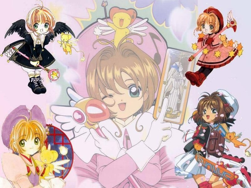 Cardcaptor Sakura character collage