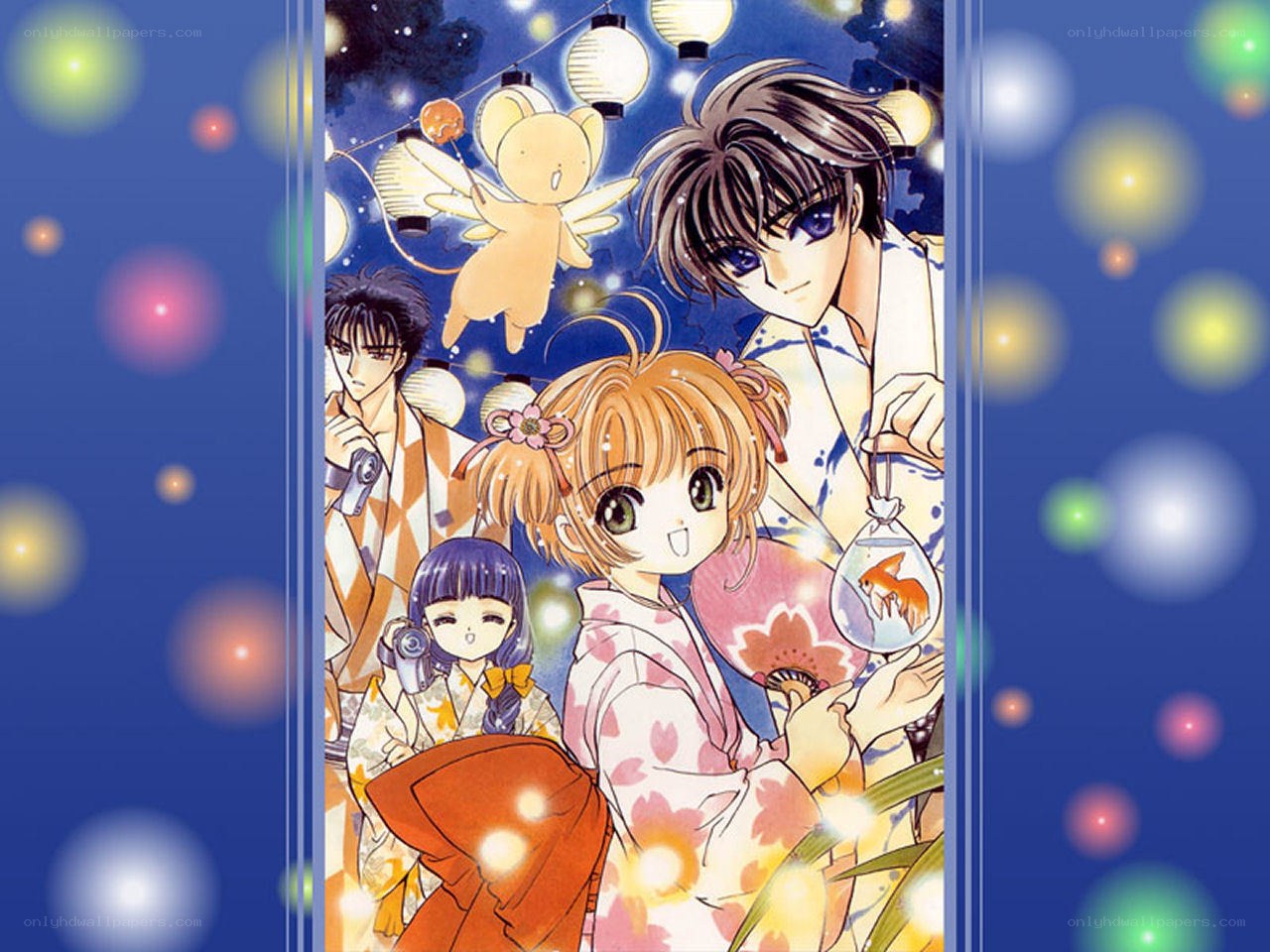 Cardcaptor Sakura characters at festival