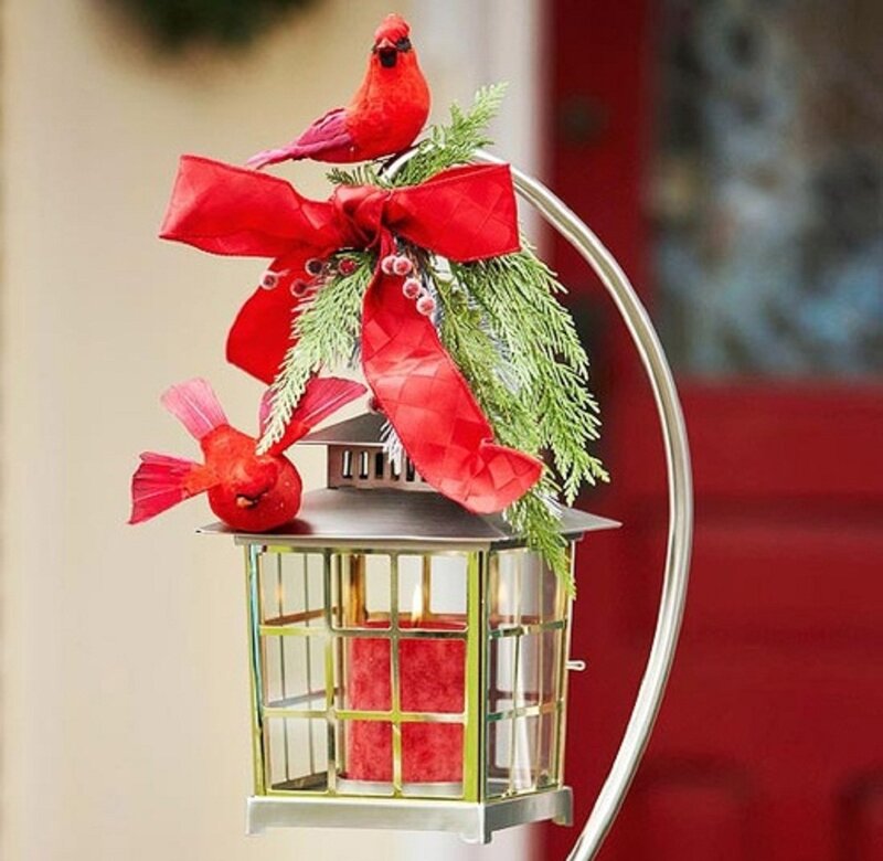 Cardinal Bird Lantern