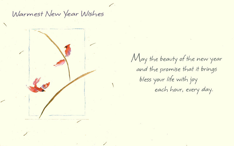 Cardinal Birds on Branch — Red, Peaceful, Illustration