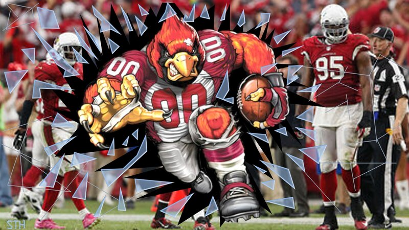 Cardinal Mascot in Uniform