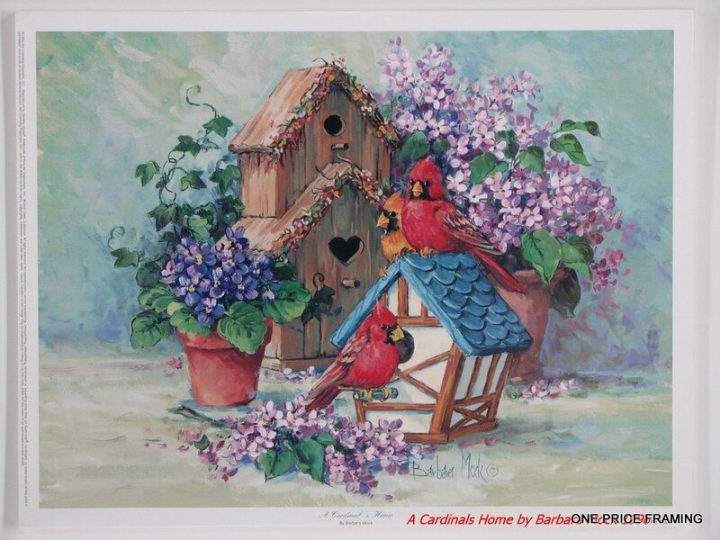Cardinals in Birdhouses