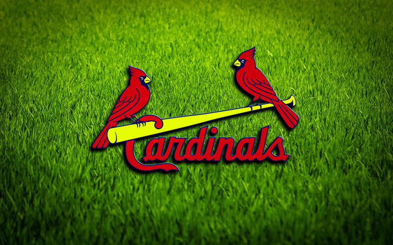 Cardinals Logo on Grass