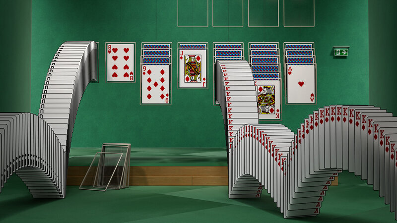 Cards in Solitaire Game