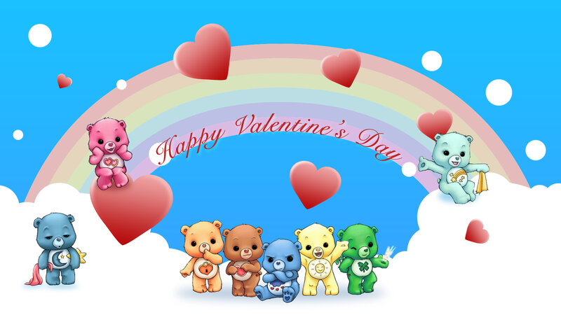 Care Bears Characters — Blue, Cheerful, Festive