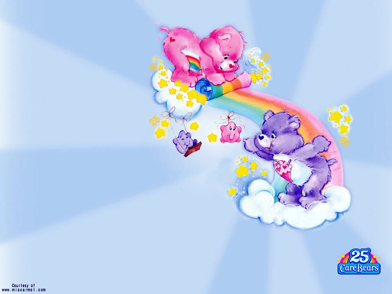 Care Bears on Rainbow