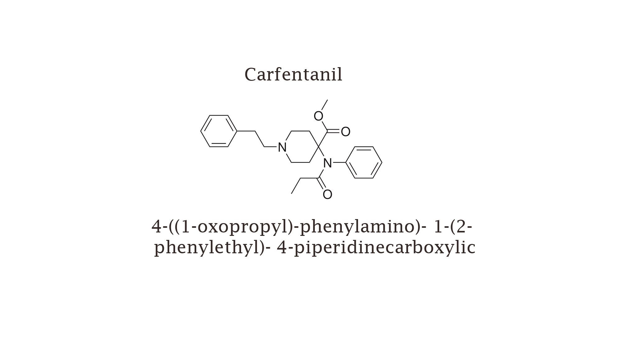 Carfentanil chemical structure