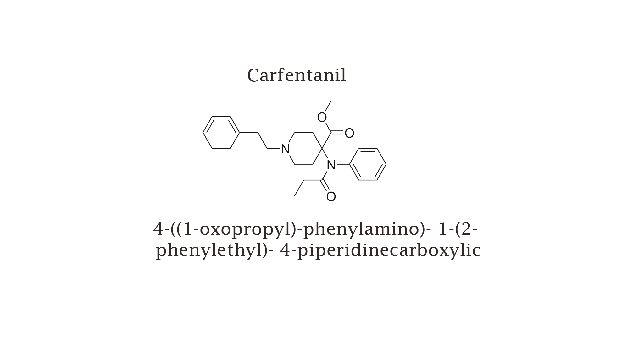 Carfentanil chemical structure