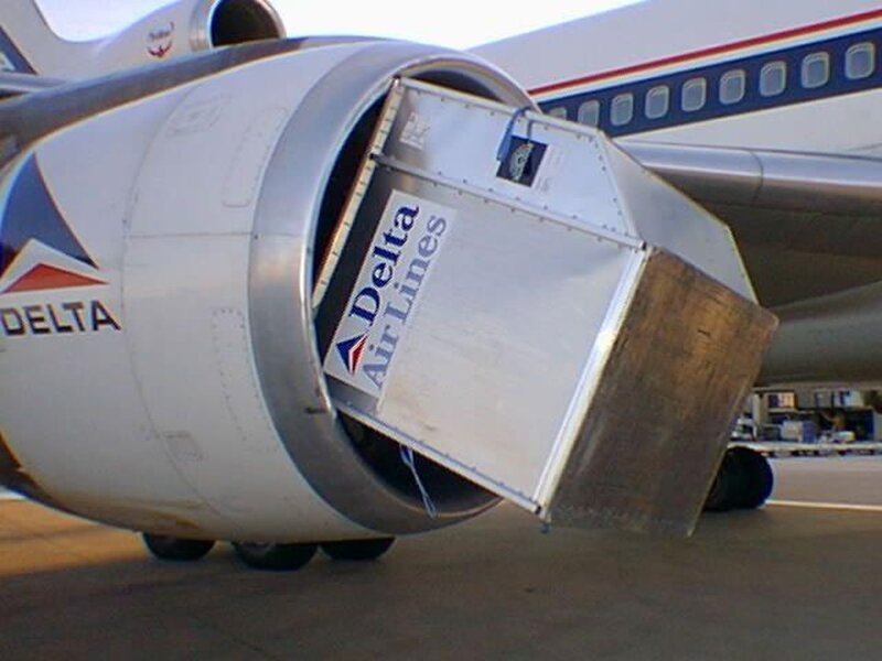 Cargo Being Loaded into Plane