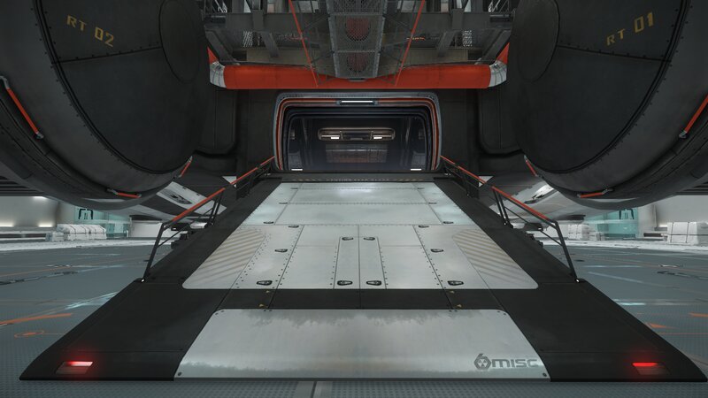 Cargo Ramp of a Spacecraft