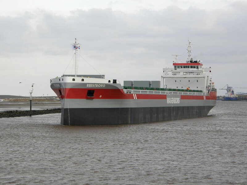 Cargo Ship in Water