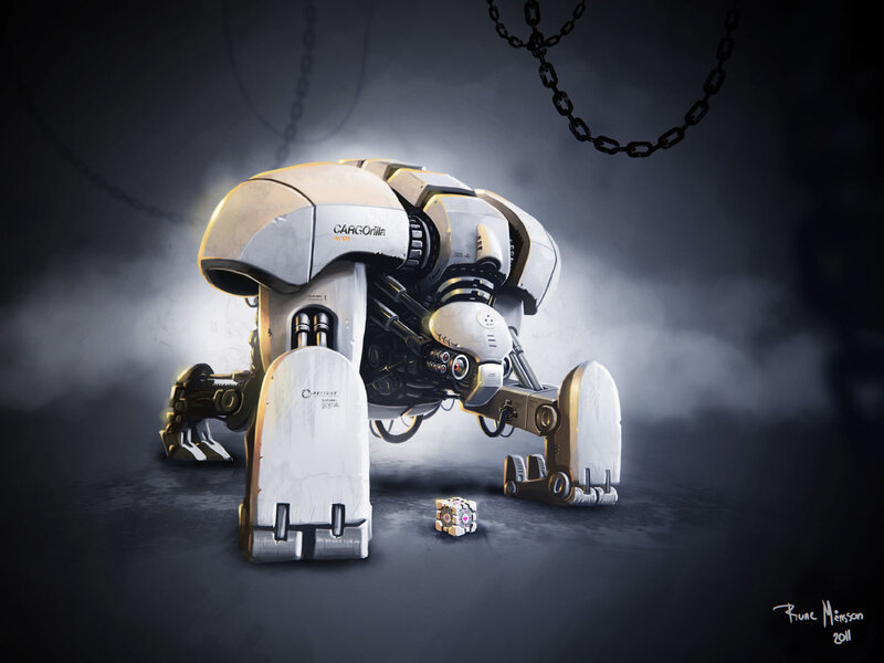 CARGOrilla robot with cube