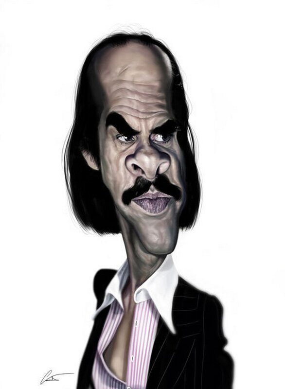 caricature of a man