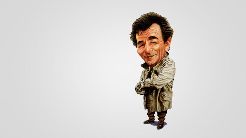 Caricature of a Man — Gray