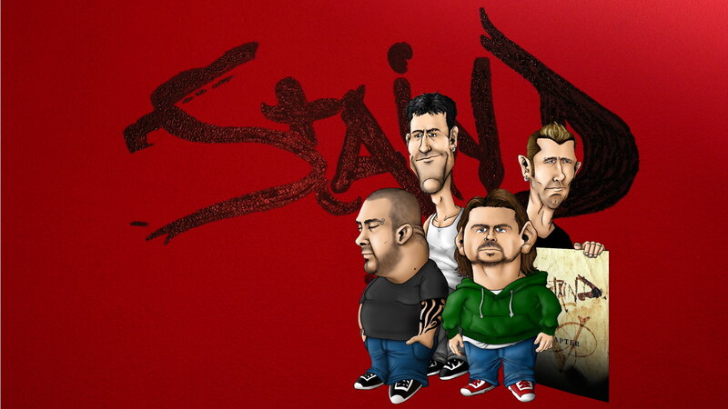 Caricature of Four Men