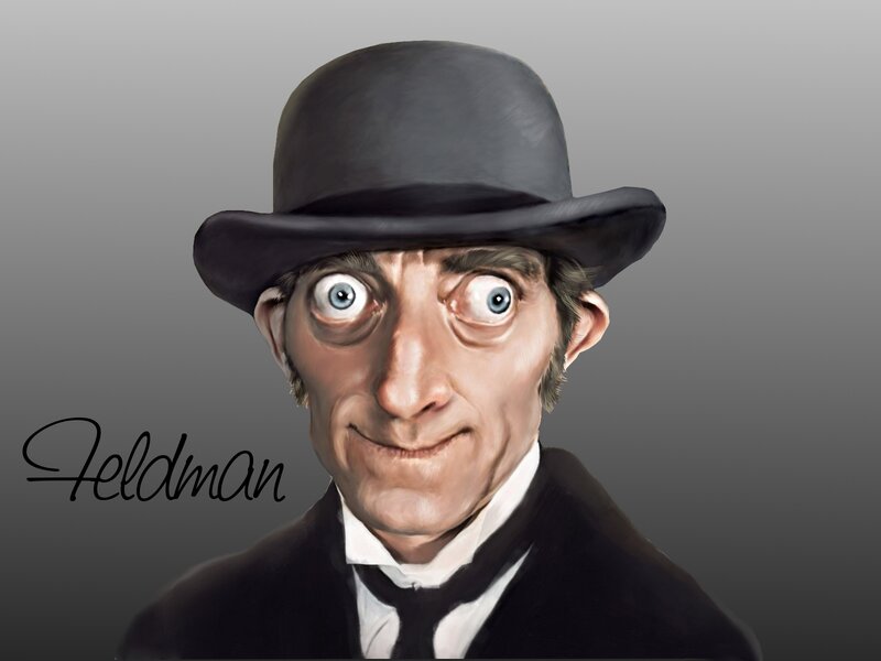 Caricature of Man — Gray