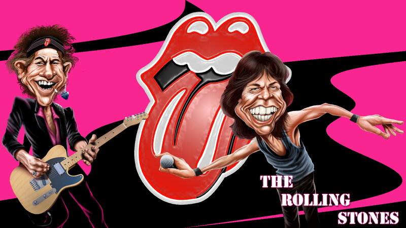 Caricature of Musicians