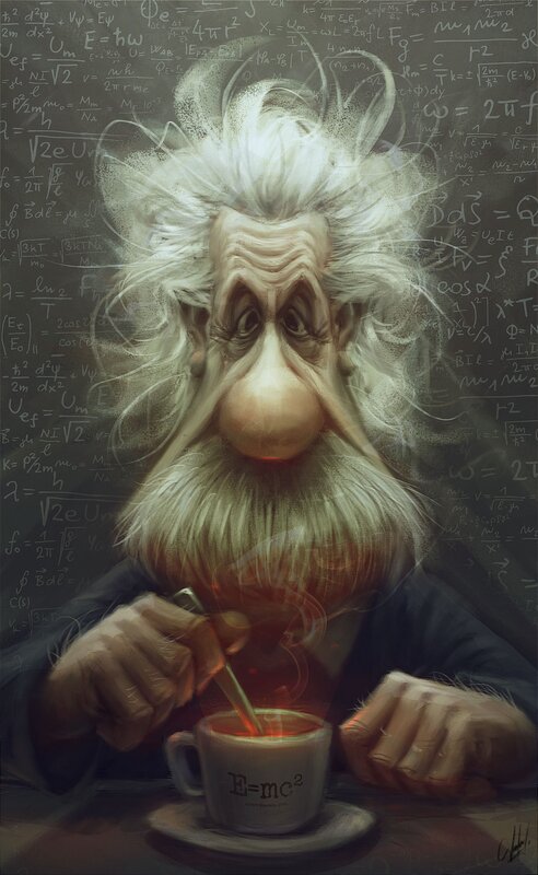 Caricature of Scientist