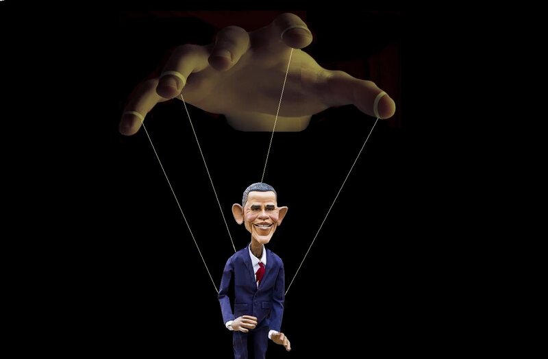 Caricature Puppet of Obama