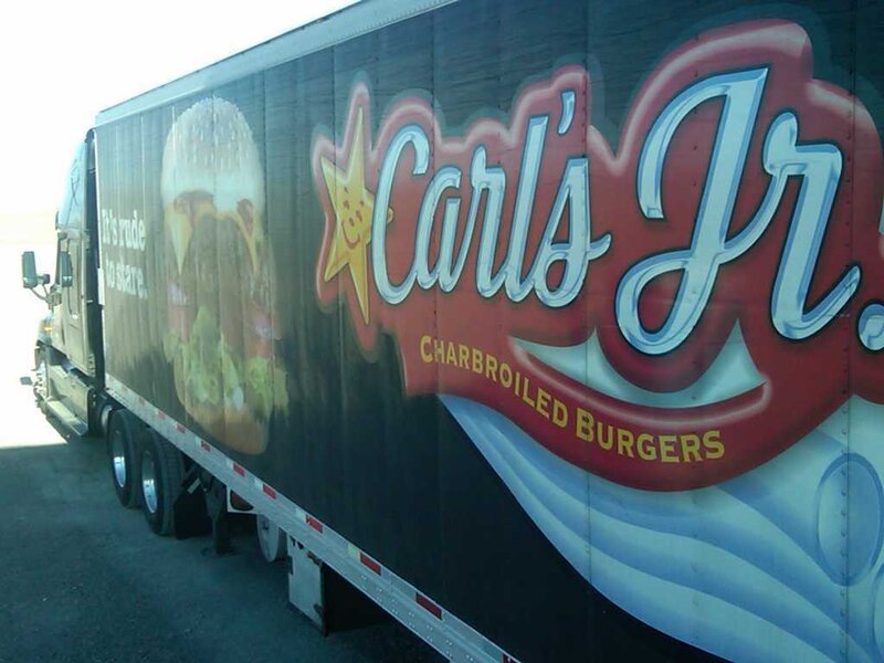 Carl's Jr. Delivery Truck