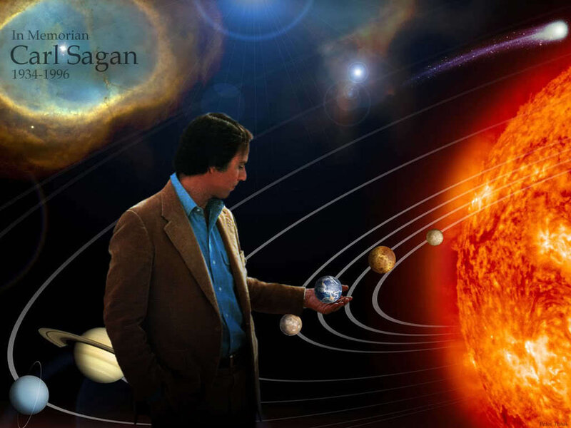 Carl Sagan and the solar system