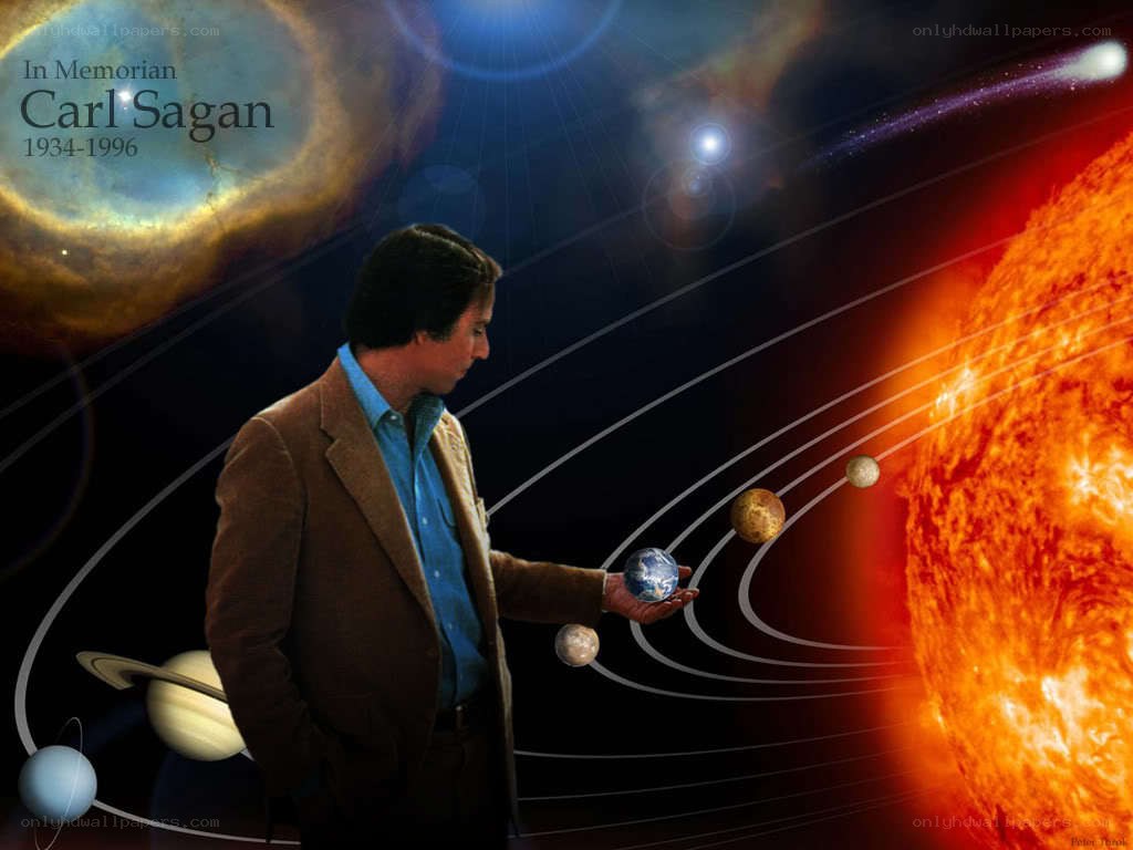 Carl Sagan and the solar system