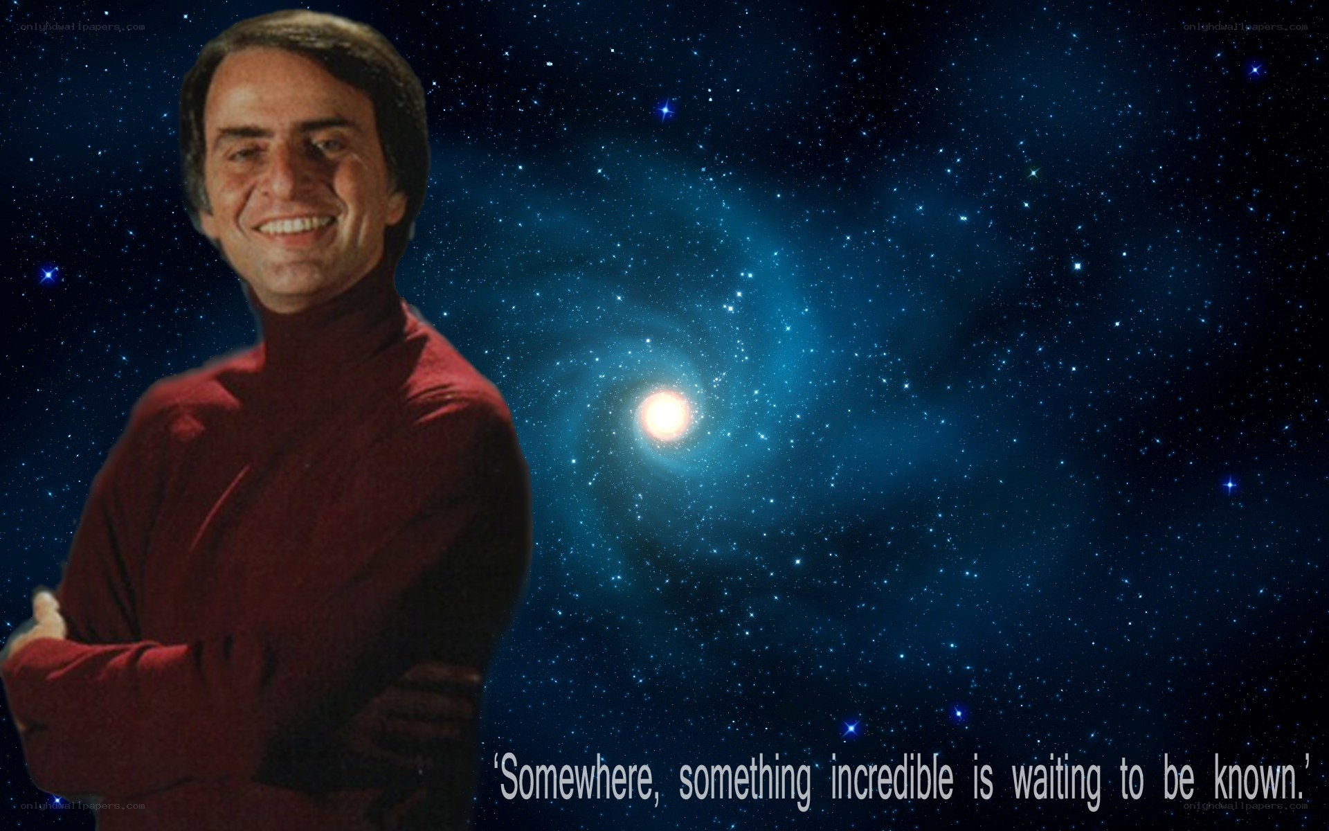 Carl Sagan in space