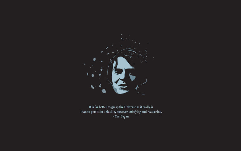Carl Sagan quote illustration