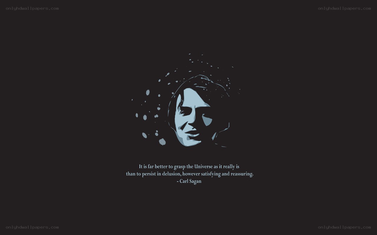 Carl Sagan quote illustration