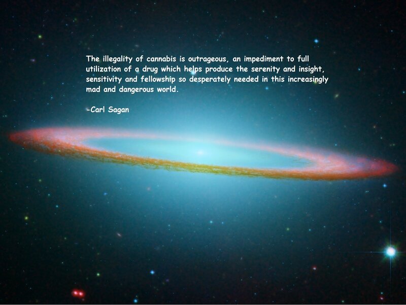 Carl Sagan quote on cannabis