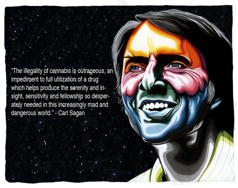 Carl Sagan quote on cannabis