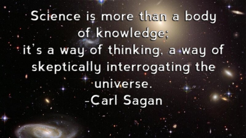 Carl Sagan quote on science