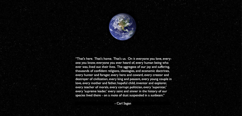 Carl Sagan's Pale Blue Dot