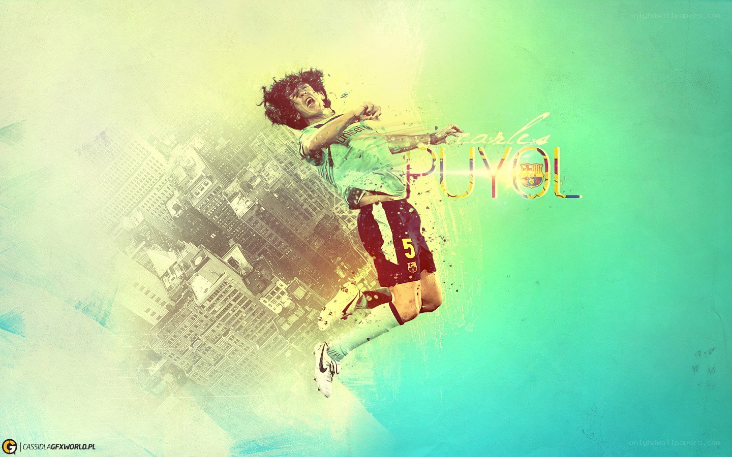 Carles Puyol action shot