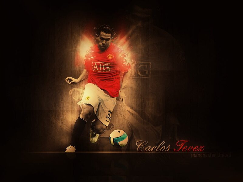 Carlos Tevez in action
