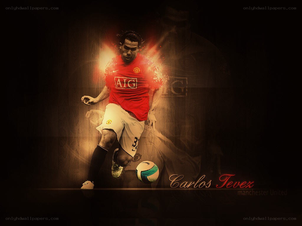 Carlos Tevez in action