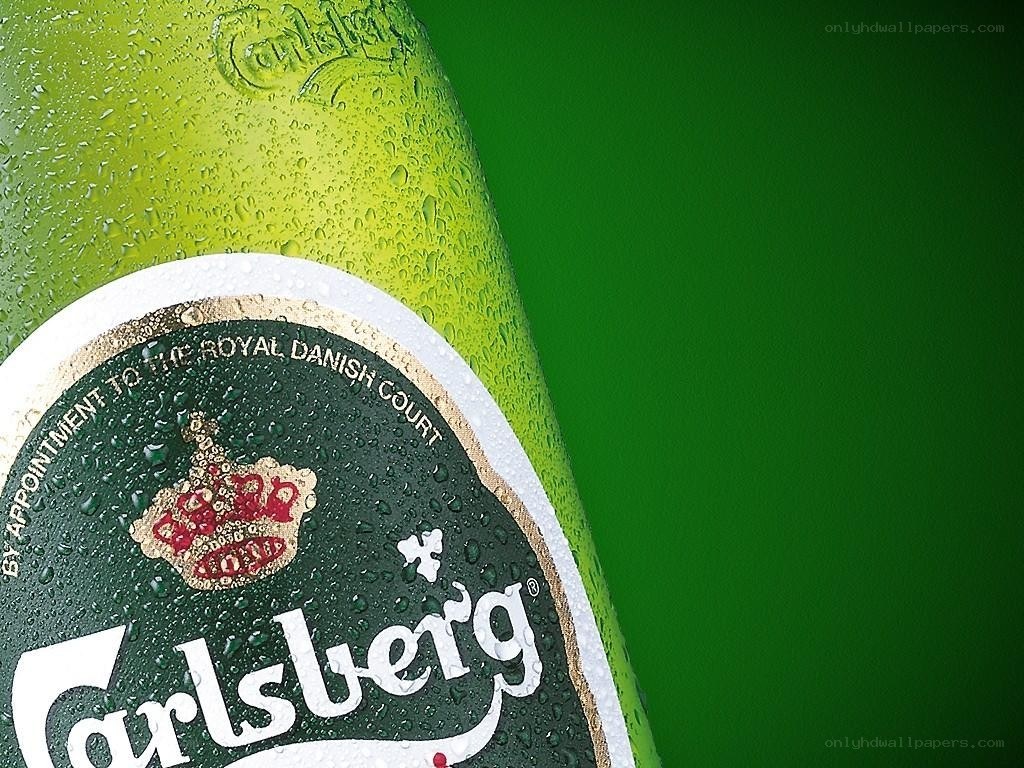 Carlsberg beer bottle