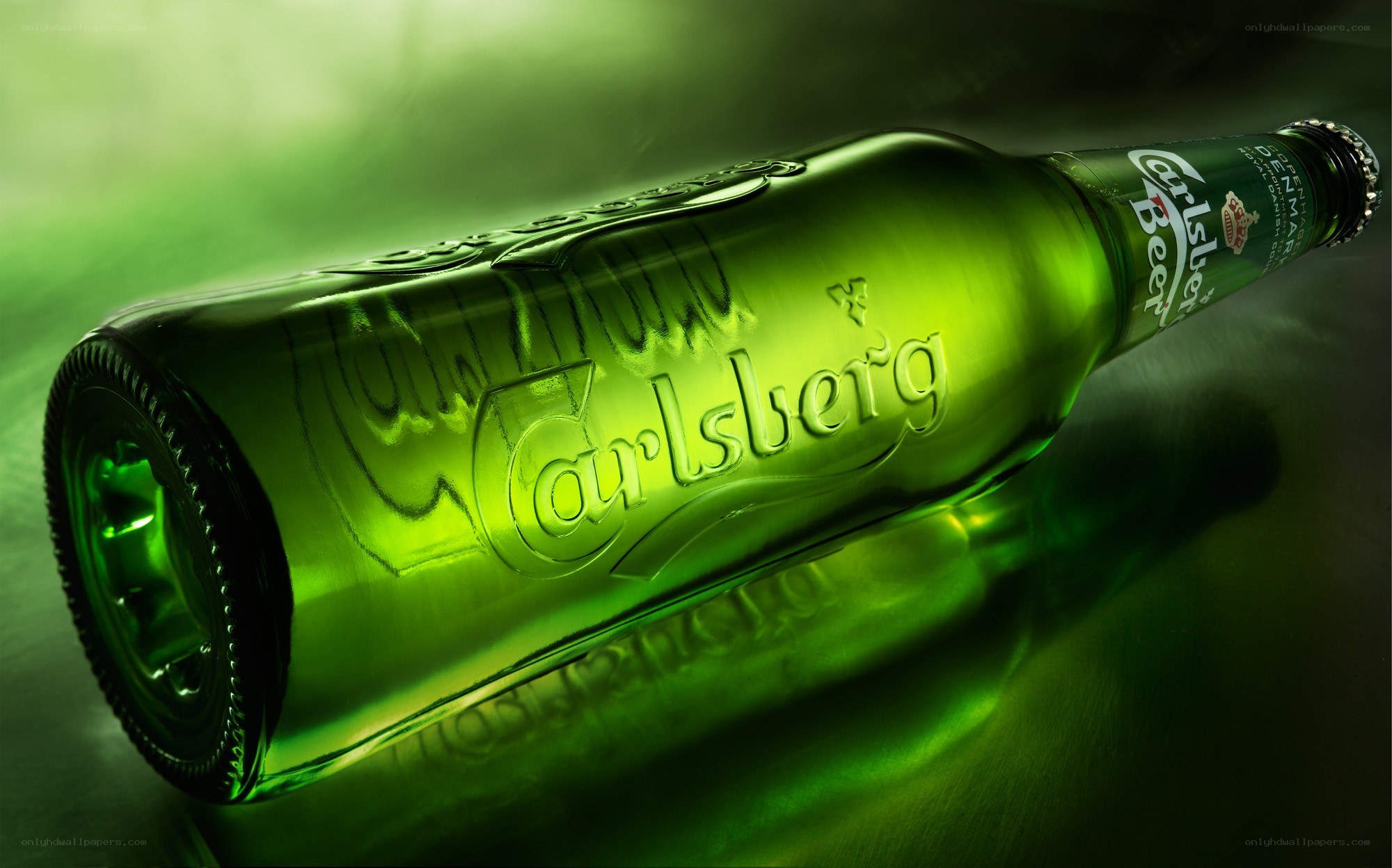 Carlsberg beer bottle