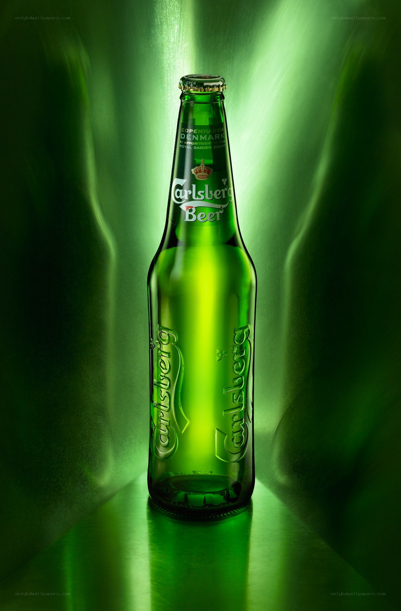 Carlsberg beer bottle
