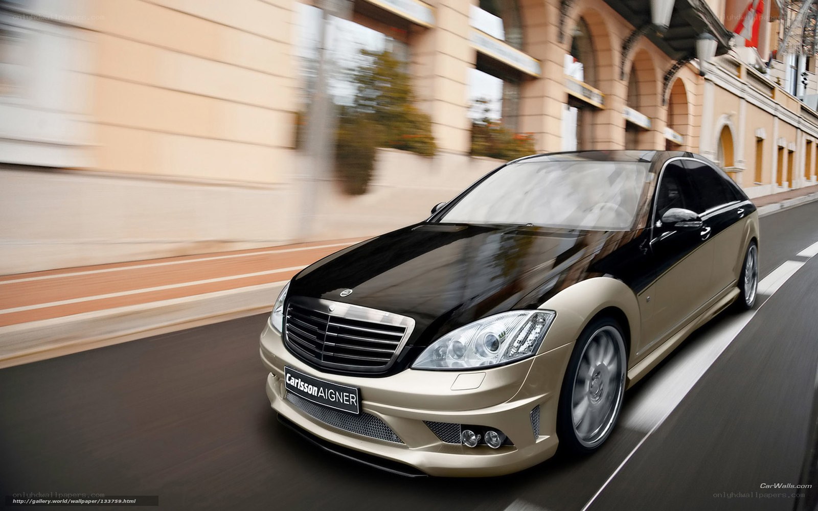 Carlsson Aigner luxury car in motion