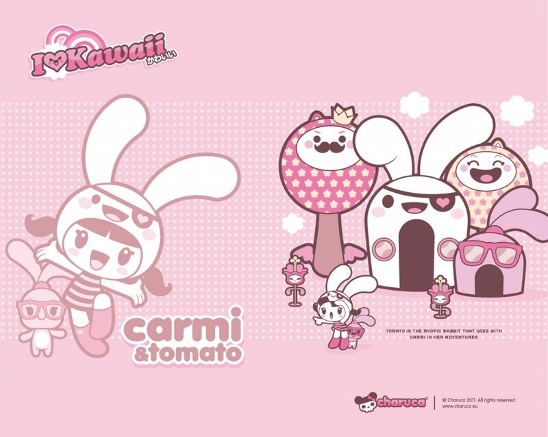 Carmi and Tomato Characters