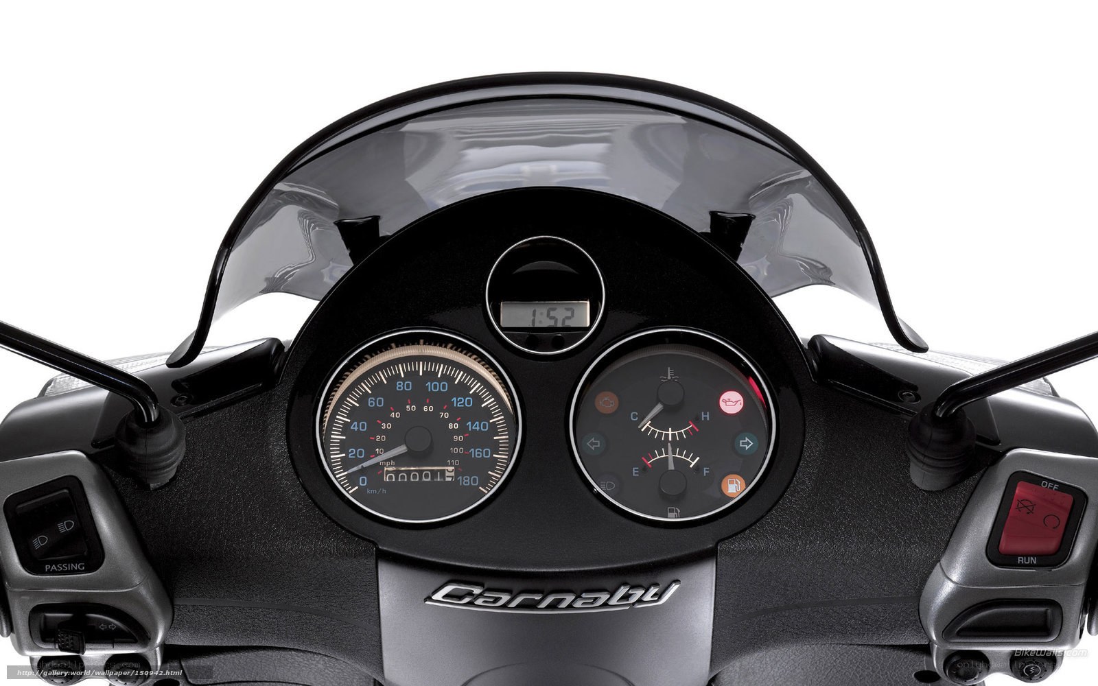Carnaby motorcycle dashboard
