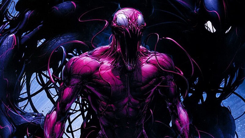 Carnage comic book illustration