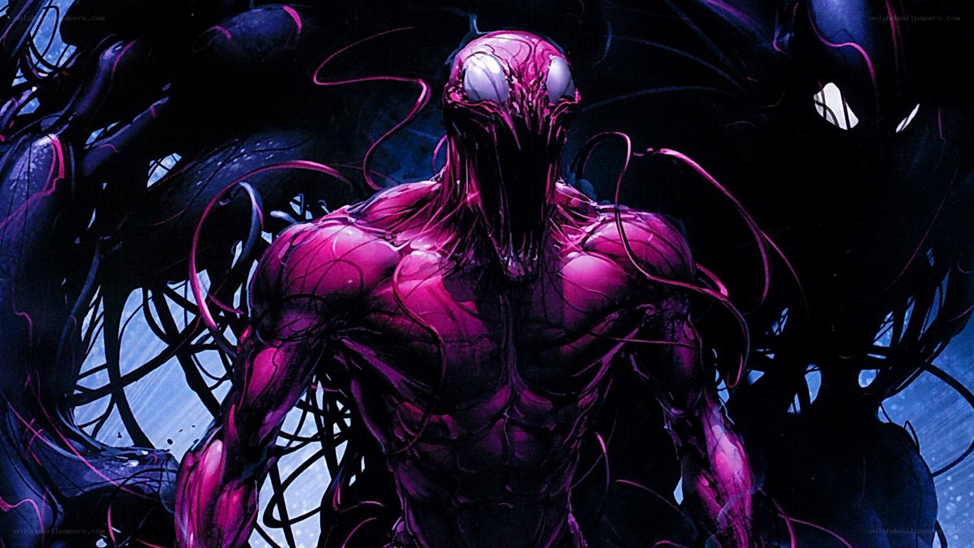 Carnage comic book illustration